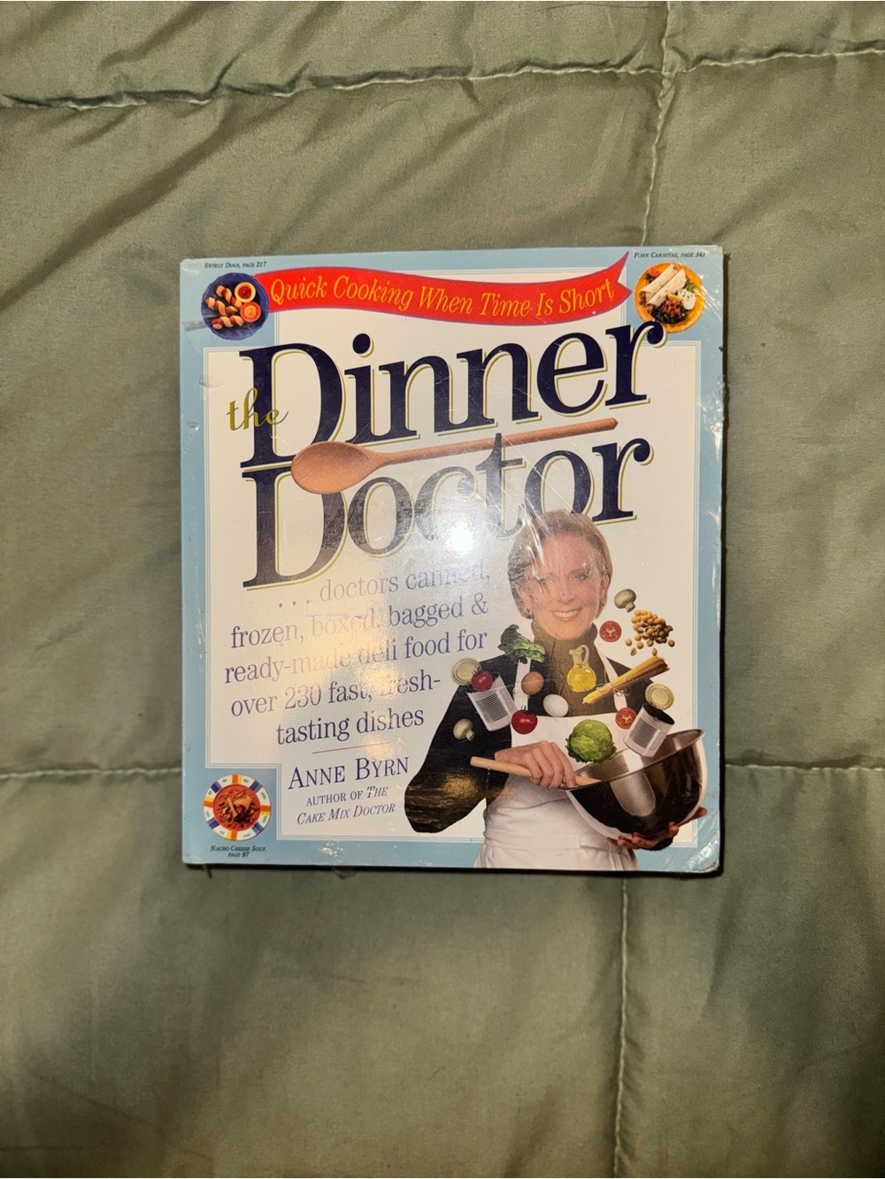 The Dinner Doctor Cookbook by - Blue Cover